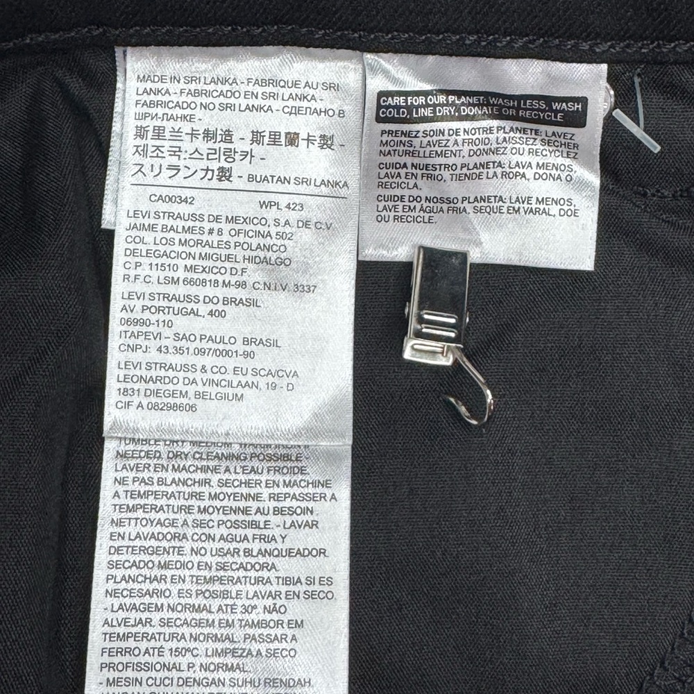Levi's Men's Slim‎ Black Jeans size 34 - Picture 6 of 11